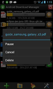 Android Download Manager - screenshot thumbnail