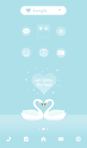 twoswans one heart dodol theme