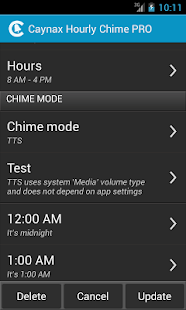 Hourly chime PRO - screenshot thumbnail