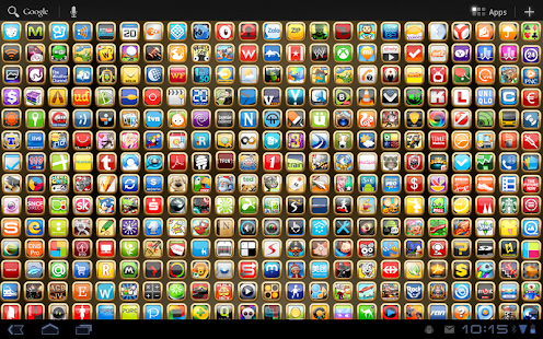 GOLD HD icons adw apex nova go Screenshot