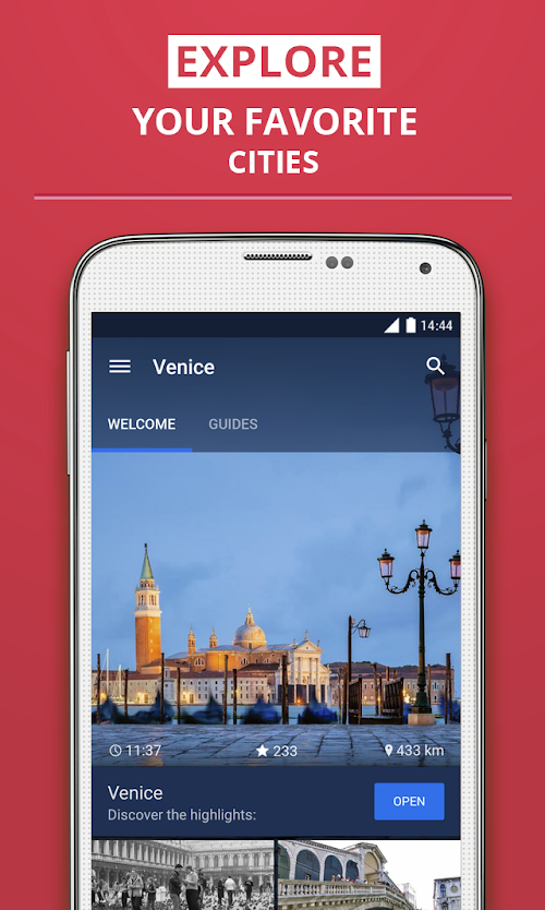 Android application Venice Premium Guide screenshort