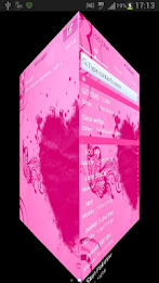 Pink Heart Theme SMS Pro poster 4
