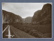 Kloof van Harau op Sumatra met karrenspoor