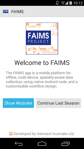FAIMS App 2.0