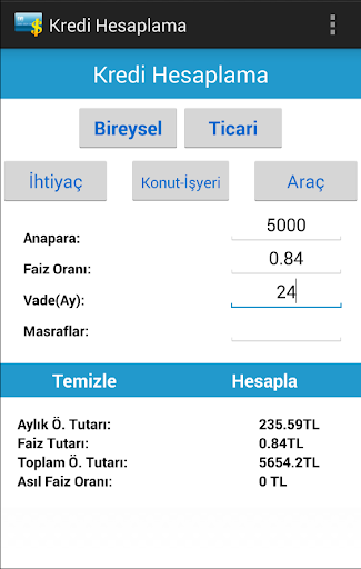 【免費財經App】Kredi Hesaplama-APP點子