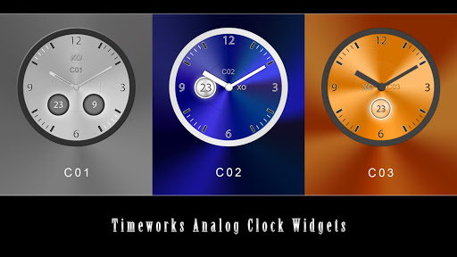 Timeworks Analog Clock Widgets