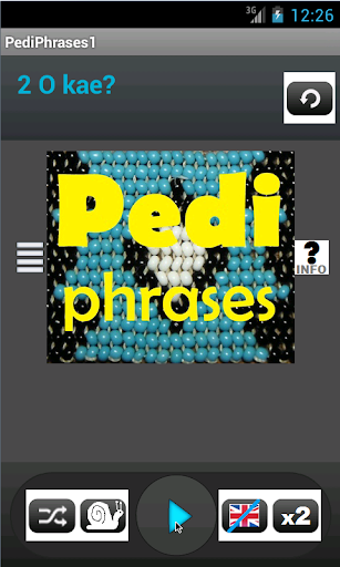 Pedi Phrases Language tutor