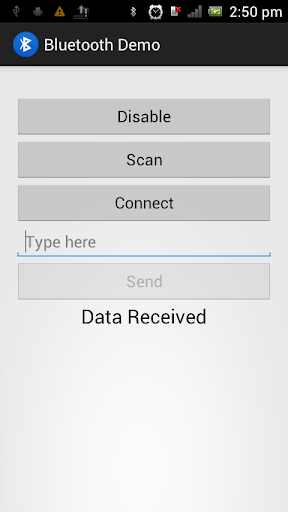 Bluetooth Basic Demo