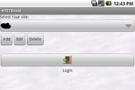 e107Droid Screenshots 1