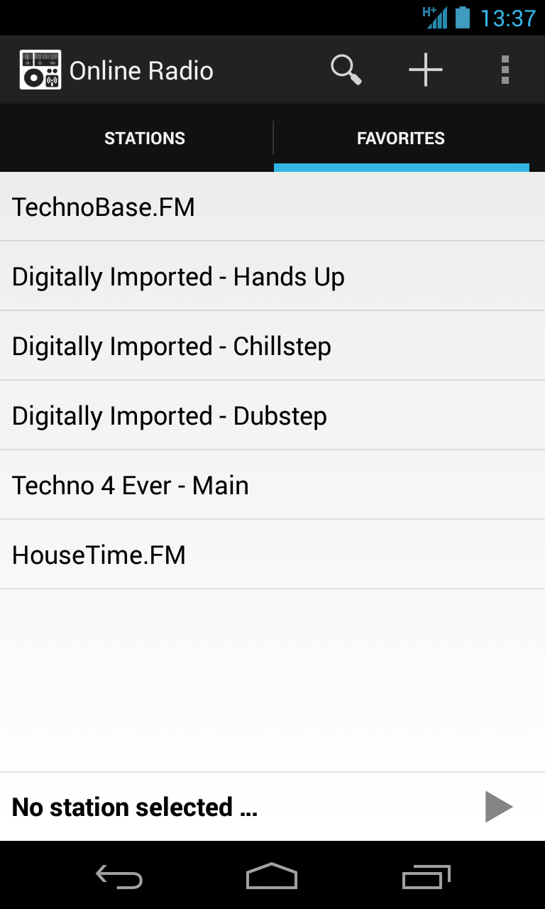 Online Radio Screen 3