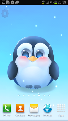 Chubby Pengu Live Wallpaper