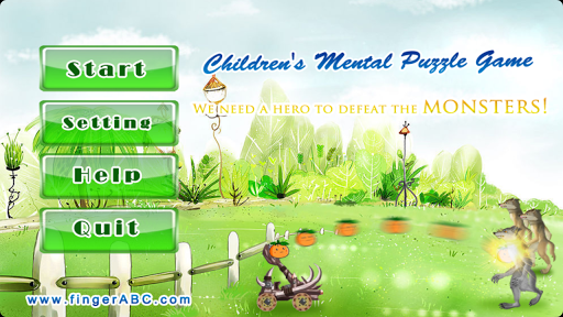 children's mental puzzle game