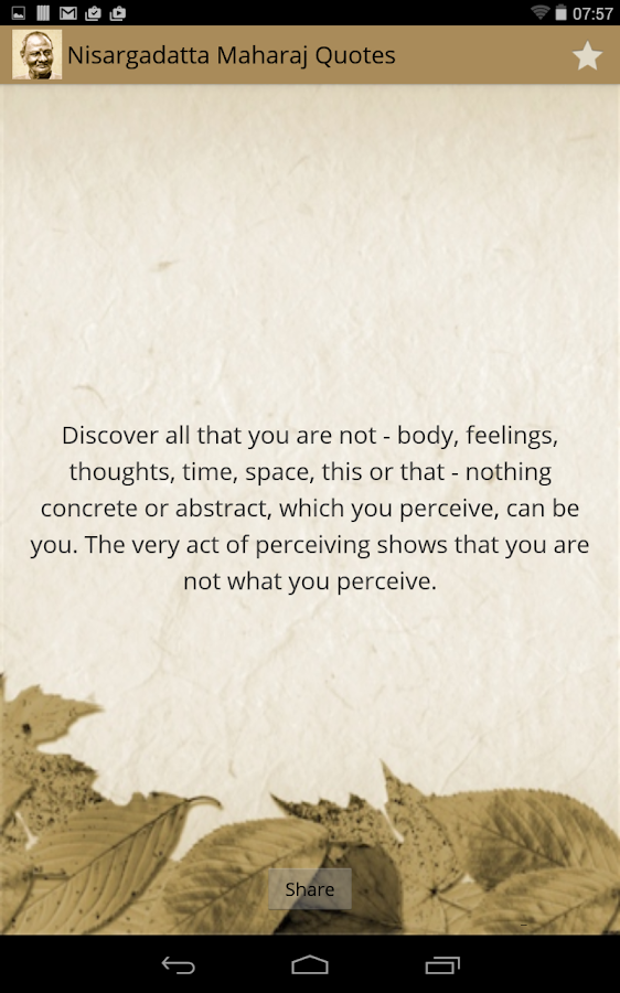 Nisargadatta Maharaj Quotes - Android Apps on Google Play