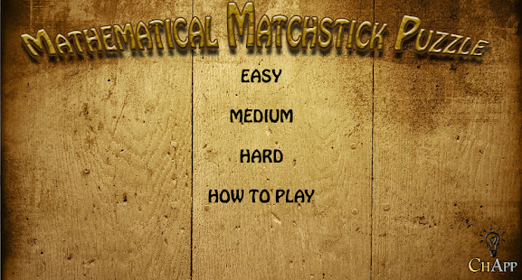 Mathematical Matchstick Puzzle