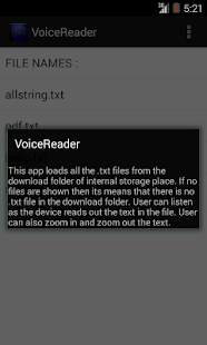 Lastest Voice Reader APK for PC