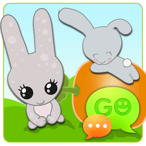 GO SMS Pro Sweet Bunny Theme 個人化 App LOGO-APP開箱王