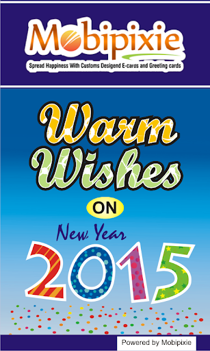 Warm wishes New Year Greetings