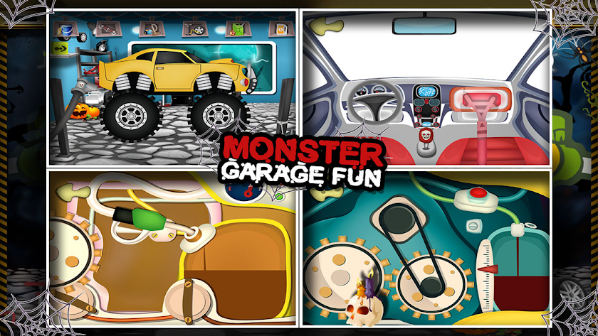 Monster Car Garage Fun Screen 3