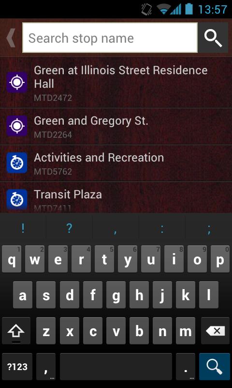 Transit - CUMTD Screen 3