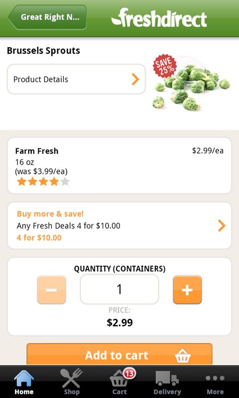 FreshDirect Android Apps On Google Play