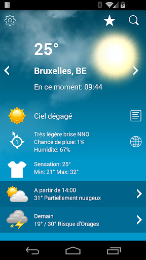 Météo Belgique XL PRO