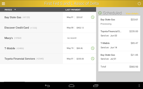 First Federal S & L of Delta Screenshots 3