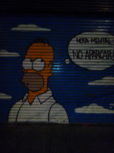 Homer Says Don't Park Here