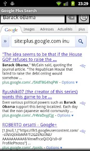 Google Plus Search - screenshot thumbnail