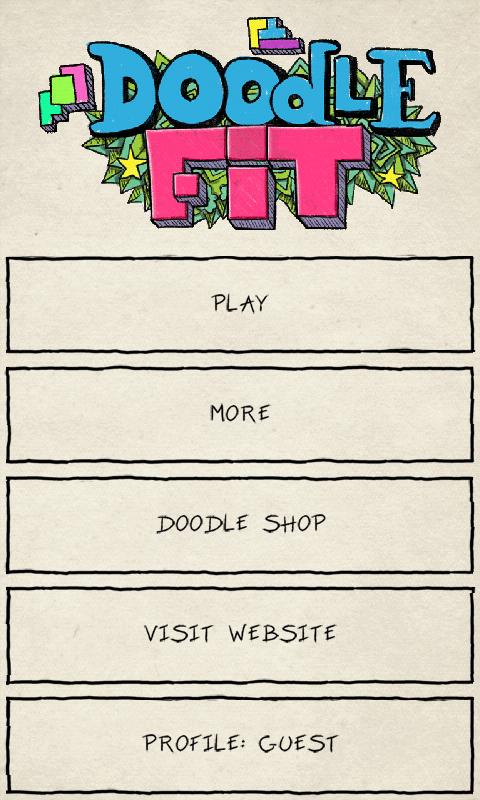 Android application Doodle Fit screenshort