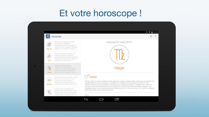 20 Minutes pour Tablette Screen 3