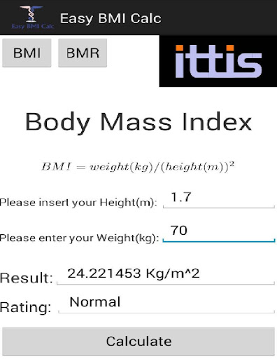 Easy BMI Calc