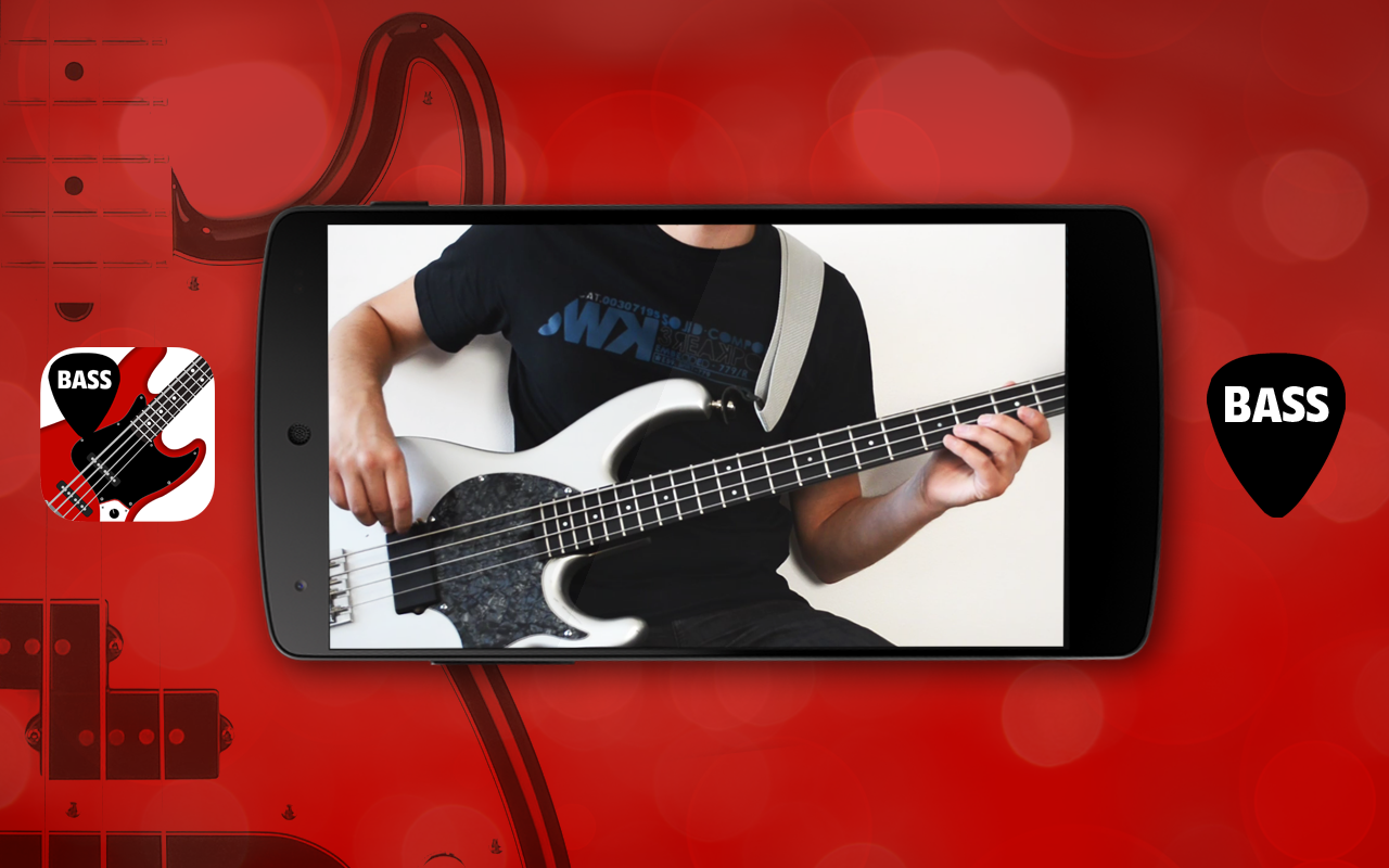Android application Bass beginner lessons HD VIDEO screenshort