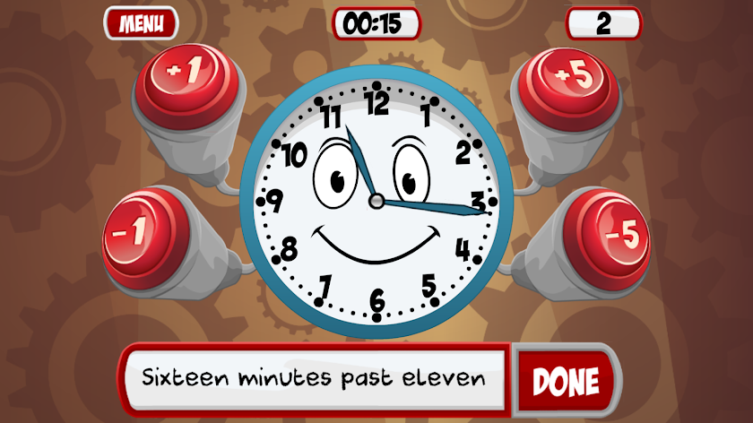 iR Telling Time Screen 2