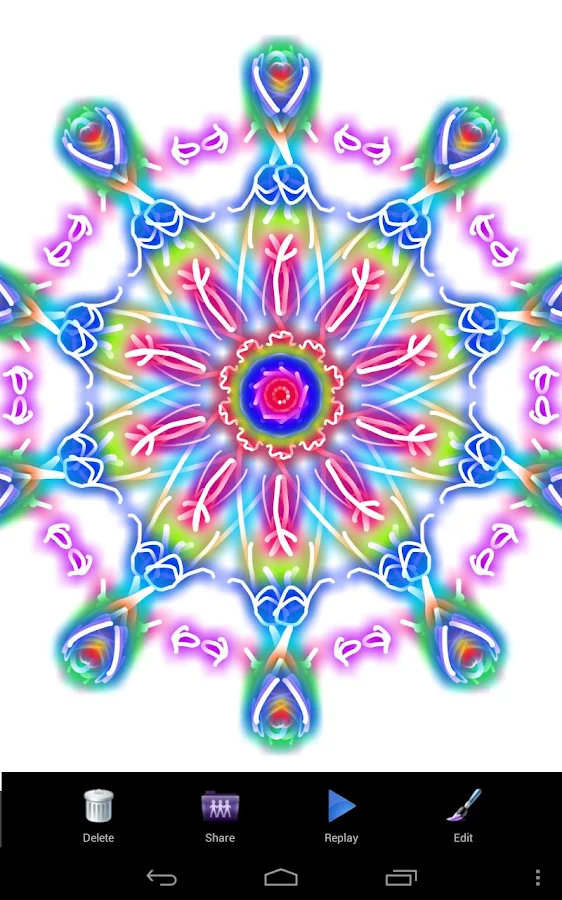 Magia Kaleidoscope Pintura - Screenshot