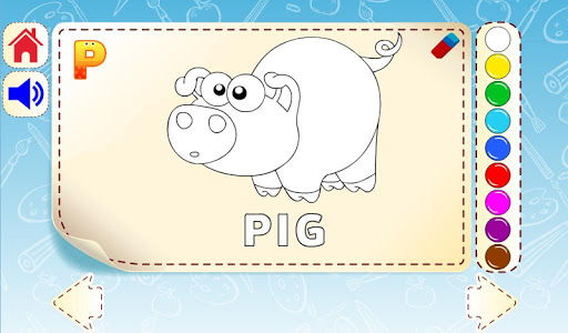 【免費教育App】Kids Alphabet Coloring Book-APP點子