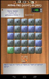 Androggle Lite DE - Boggle Screenshots 1