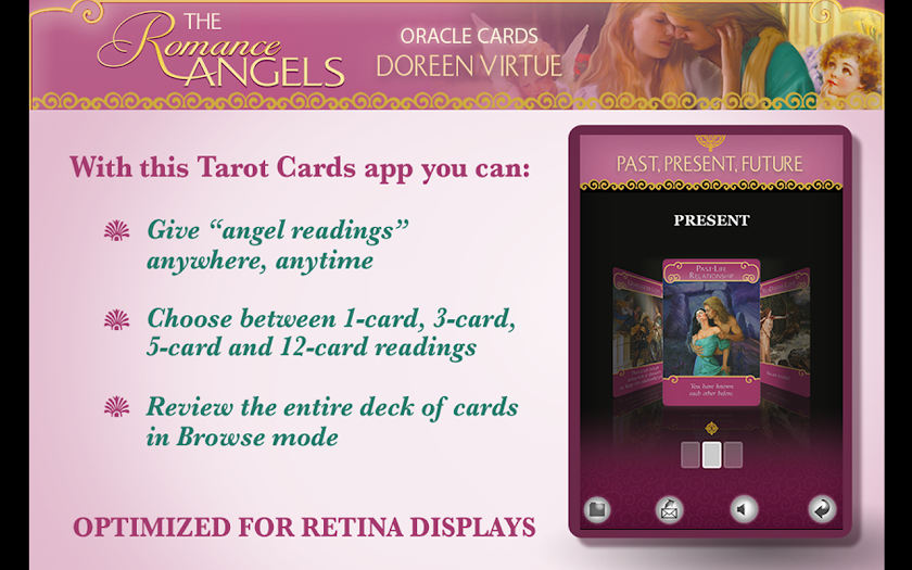 Romance Angels Oracle Cards Screen 2
