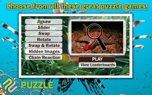 Free Under the Sea Puzzles