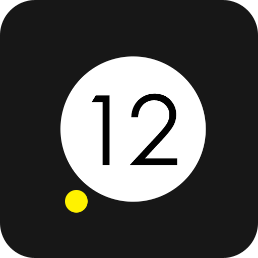 Yellow Dot Clock LOGO-APP點子