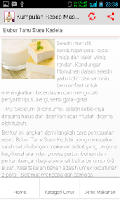 Kumpulan Resep Makanan Bayi Screenshots 1
