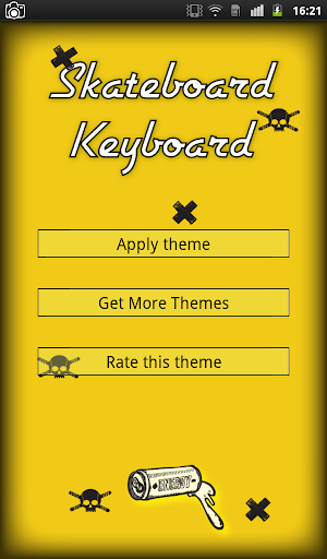 Skateboard Theme Keyboard