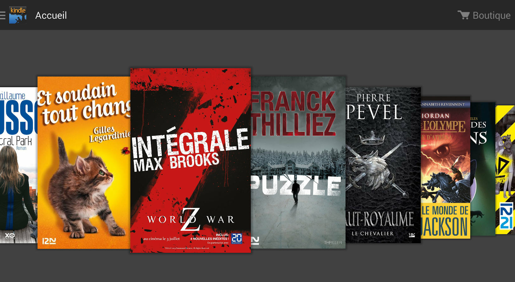   Kindle – Capture d'écran 