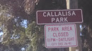 Callalisa Park Entrance Sign 