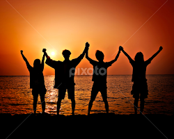 Friends by Dale Frazier - People Family