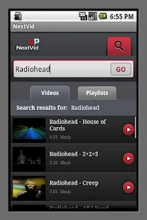 NextVid - YouTube player - screenshot thumbnail