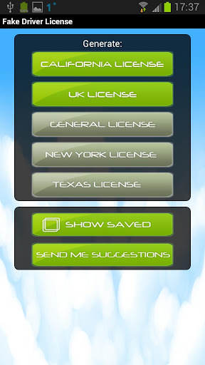 Driver License Generator