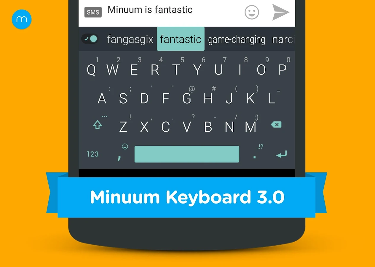 Minuum Keyboard + Smart Emoji - screenshot