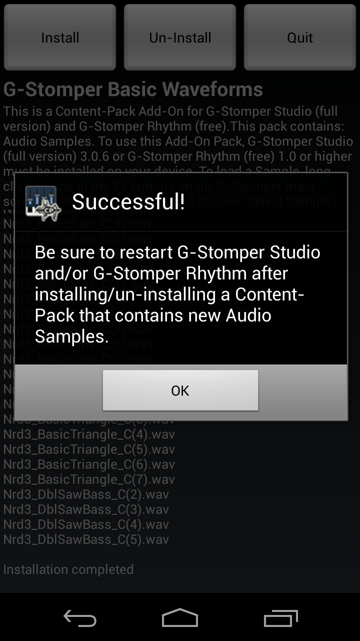 G-Stomper Basic Waveforms Pack Screen 2