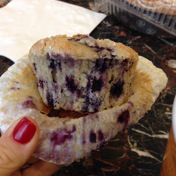 A blueberry muffin.  So very delicious!