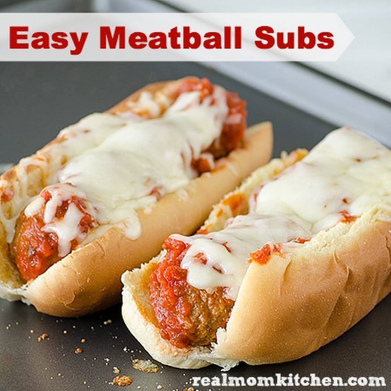 Easy Marinara Meatballs Subs